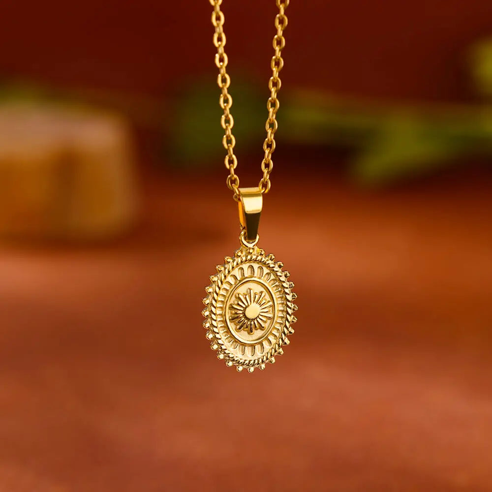 Katerina Layered Heart Charm Necklace