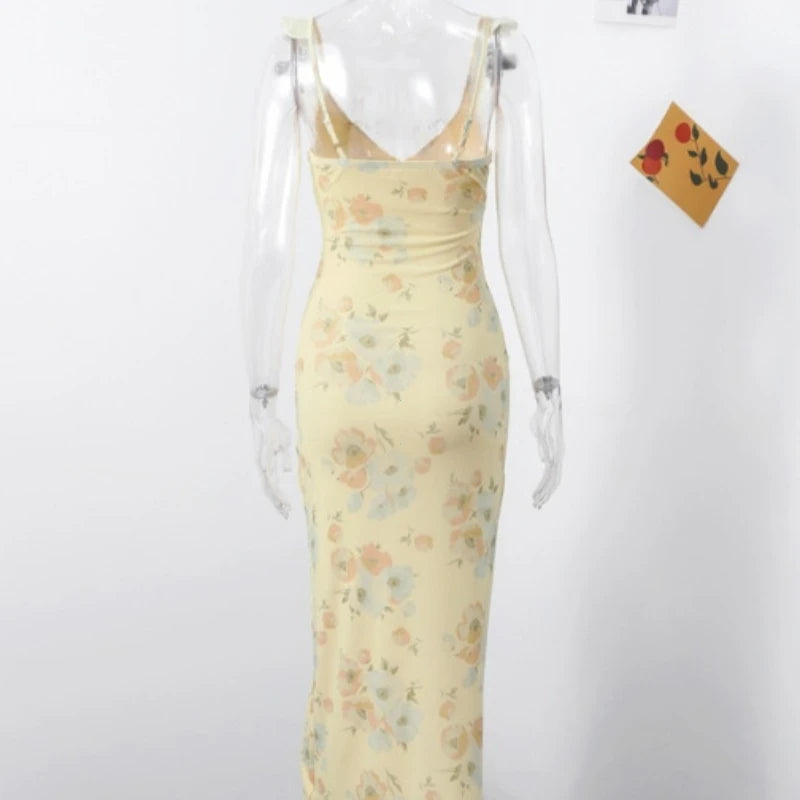 Yara Floral Backless Spaghetti-Strap Mini Dress - product image 5