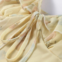 Yara Floral Backless Spaghetti-Strap Mini Dress - product image 6