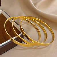 Sabina 3-Piece Glossy Stacking Bangle Set