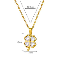 Kiera Four-Leaf Clover Zircon Necklace