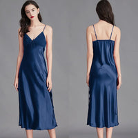 Giada Satin-Look Lace-Trim Sleeveless Nightdress - product image 1