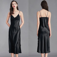 Giada Satin-Look Lace-Trim Sleeveless Nightdress - product image 3