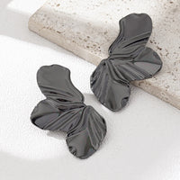 Zella Half-Flower Petal Stud Earrings