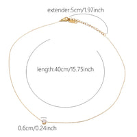 Cecile Cubic-Zirconia Round Pendant Necklace