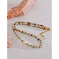 Noemie Freshwater Pearl & Natural-Stone Necklace