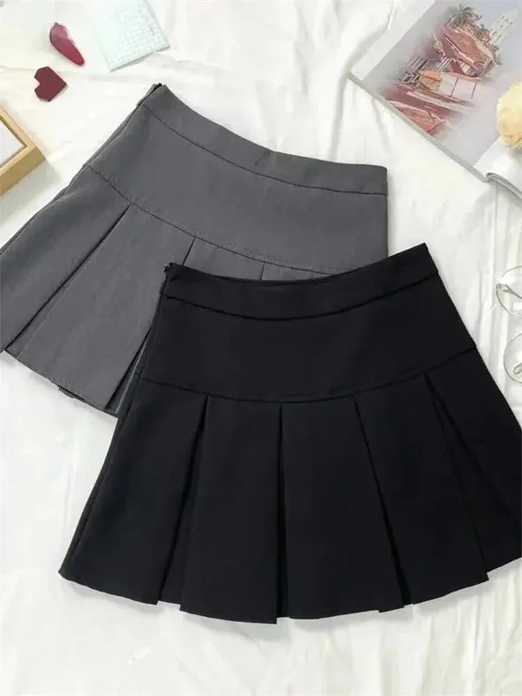Noemi Pleated School-Style Mini Skirt - product image 5