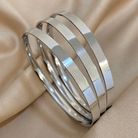 Sabina 3-Piece Glossy Stacking Bangle Set