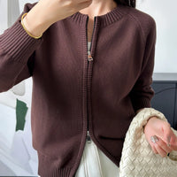 YTFidio Cotton Zip Cardigan - product image 12