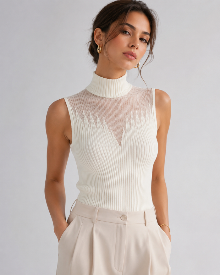 Siena Mesh Knit Top