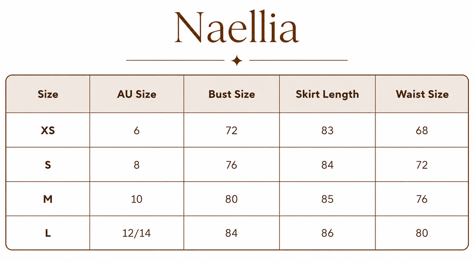 Size & fit
