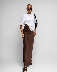 Odelia Satin-Look Trumpet Maxi Skirt - product image 1