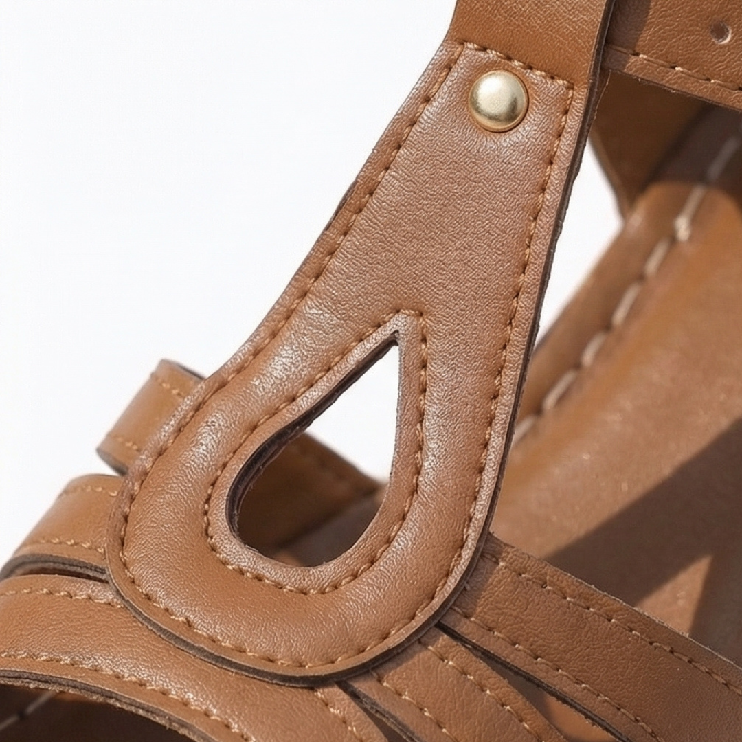 Solara Cut-Out Block-Heel Sandals - product image 7