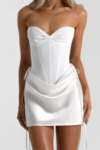 Elowenne Strapless Lace-Up Corset Bodysuit - product image 6