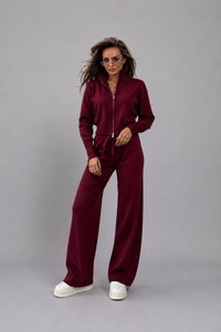 Evie Zip Cardigan & Knit Trouser Set