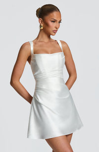 Ivy Bardot Mini Dress - Ivory - product image 2