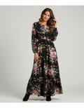 Black Peach Floral