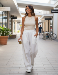 Junia High-Waist Wide-Leg Trousers