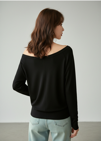 Abrielle One-Shoulder Knit Top