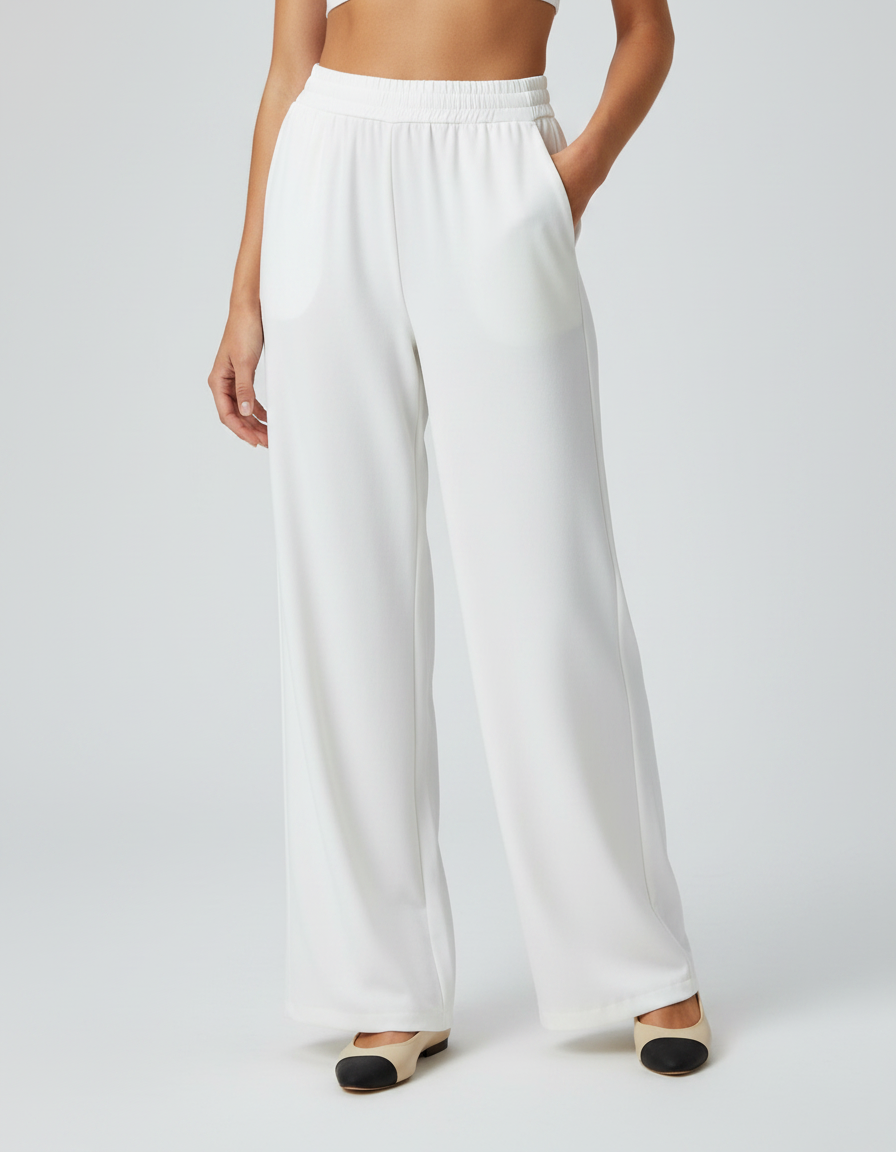 Soraya Satin-Look Wide-Leg Trousers