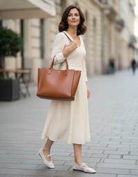 Verena Bow-Detail Square-Toe Ballet Flats
