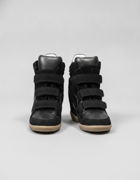 Vespera Hidden-Wedge High-Top Sneakers