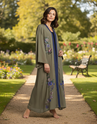 Heloise Embroidered Kaftan Beach Cover-Up