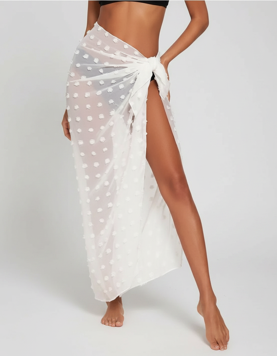 Solara Sheer Chiffon Beach Sarong