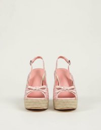 Bellamy Woven Platform Wedge Sandals