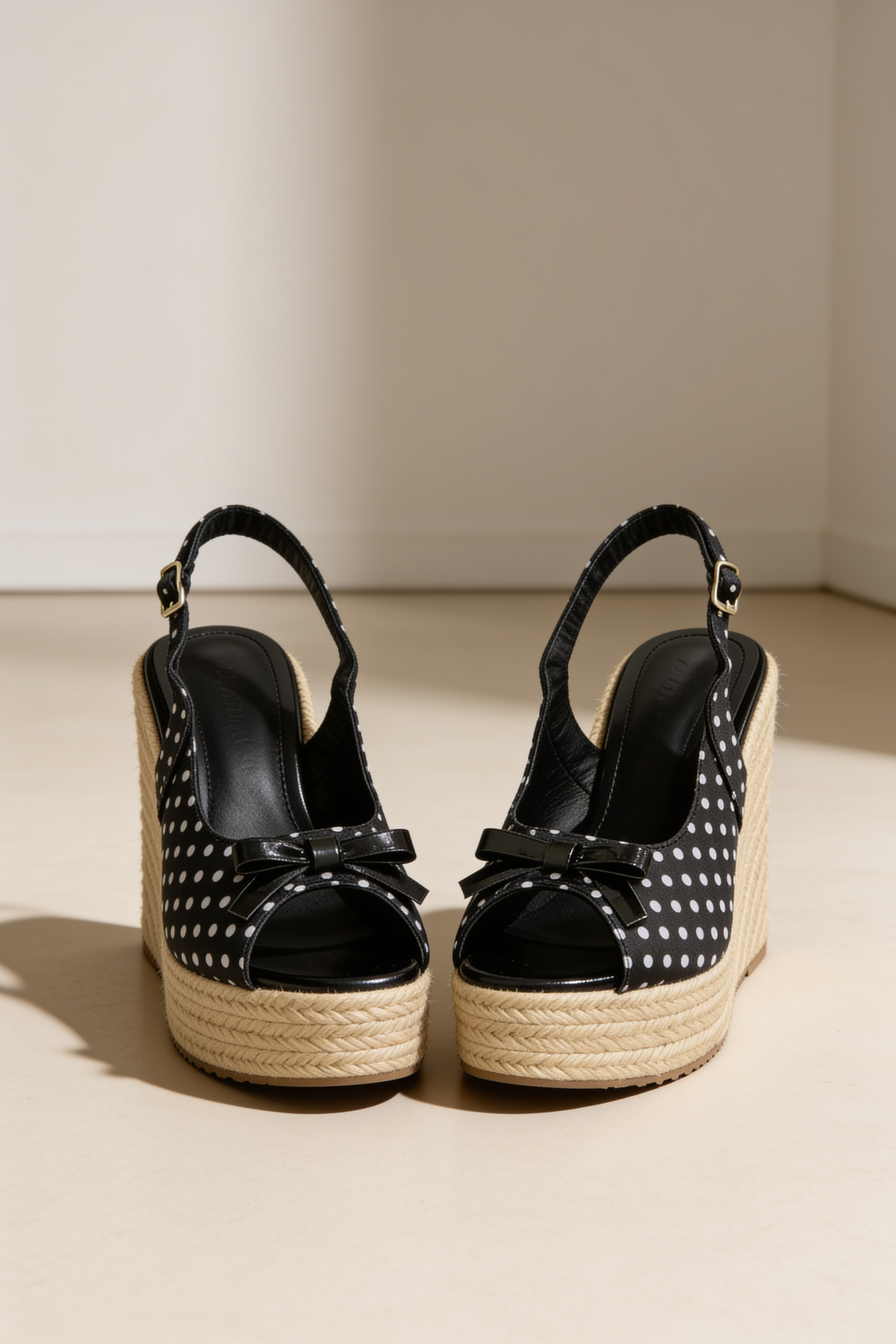 Bellamy Woven Platform Wedge Sandals
