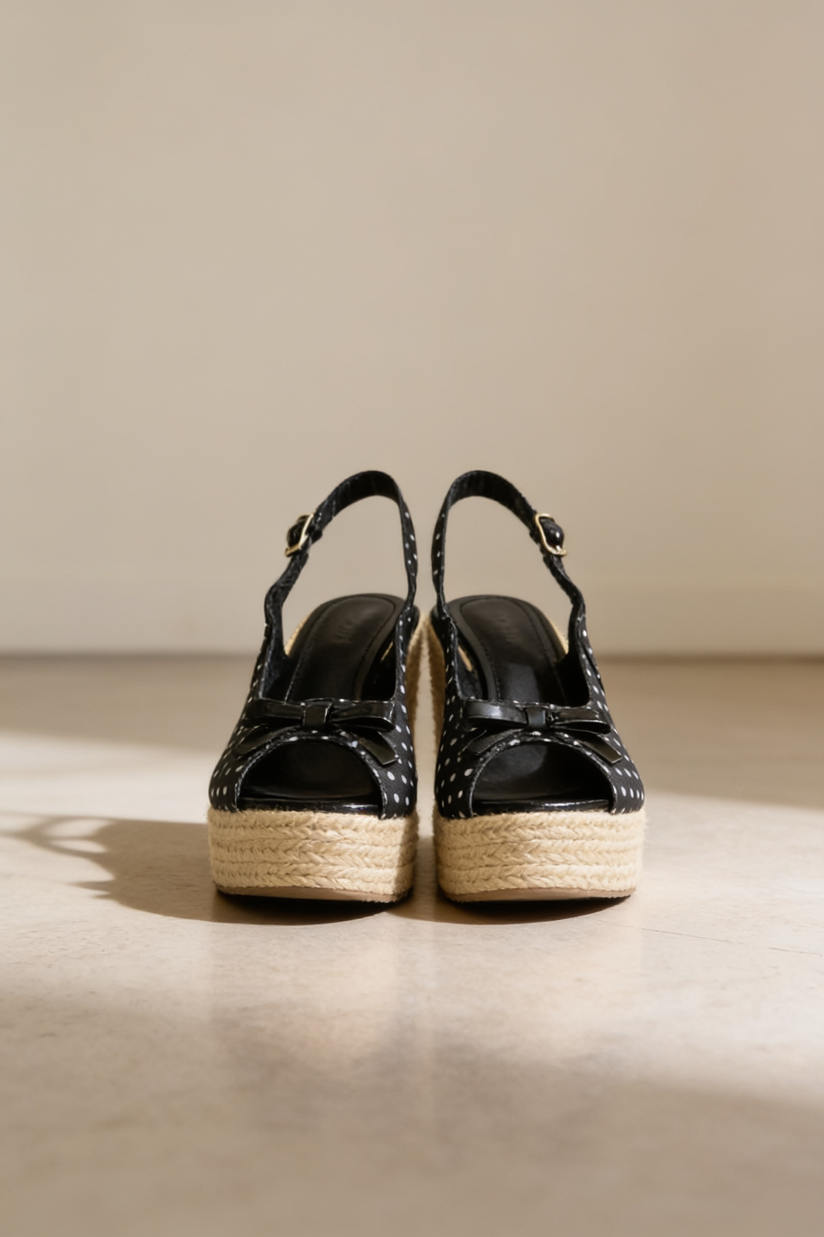 Bellamy Woven Platform Wedge Sandals