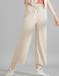 Elenora Ankle-Length Wide-Leg Trousers