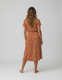 Araminta Floral Belted Shirt Maxi Dress
