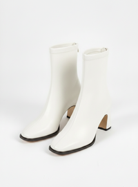 Felicia Square-Toe Block-Heel Ankle Boots