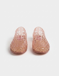 Maxine Cut-Out Jelly Flat Sandals