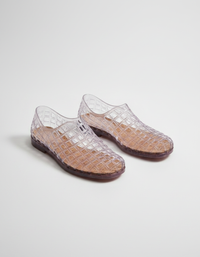 Maxine Cut-Out Jelly Flat Sandals