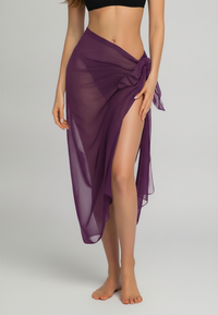 Nella Sheer Beach Sarong - Long & Short