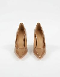 Fioyne Patent-Look Pointed-Toe High-Heel Pumps