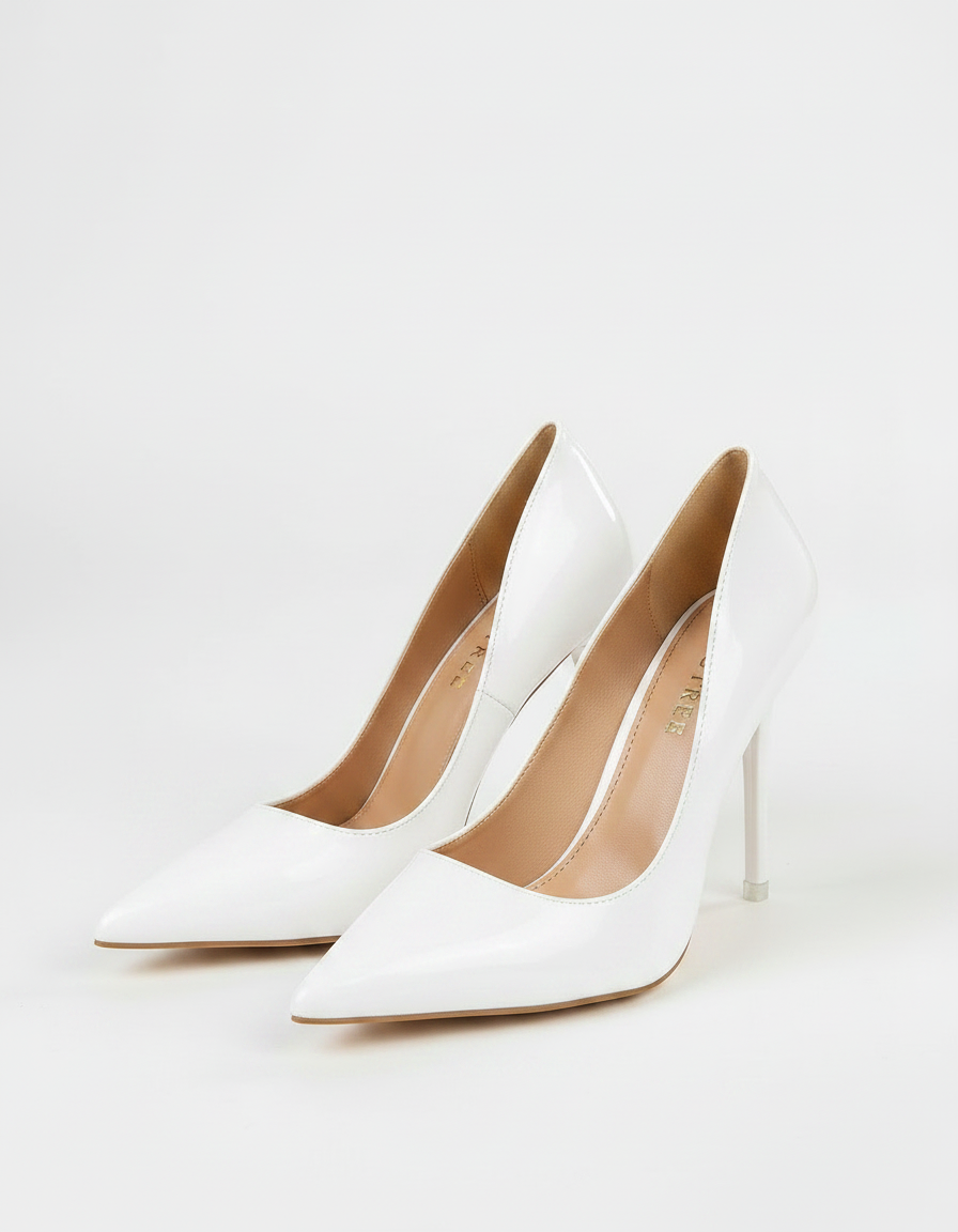 Fioyne Patent-Look Pointed-Toe High-Heel Pumps