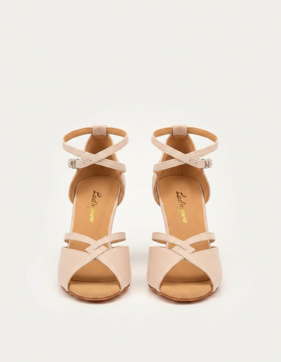 Lucia Suede Latin Dance Sandals
