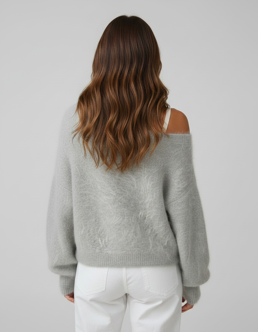 Talenza Plush Strapless Pullover Sweater