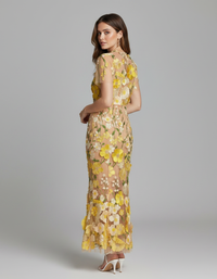 Urszula Sheer Embroidered Maxi Dress