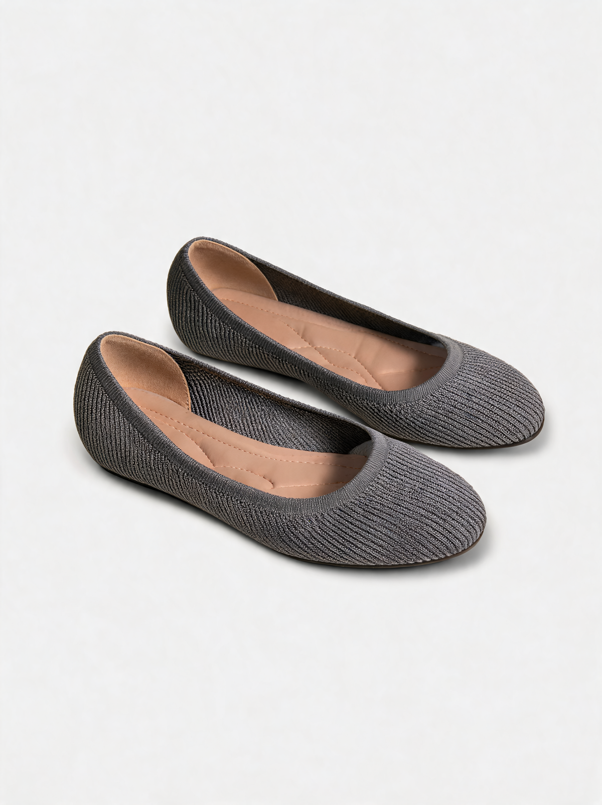 Vittoria Bow-Detail Round-Toe Ballet Flats