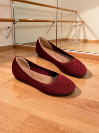 Vittoria Bow-Detail Round-Toe Ballet Flats