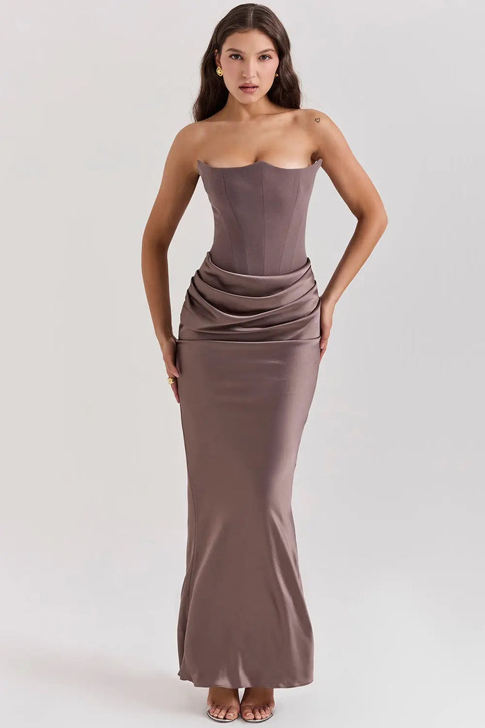 Moni Strapless Corset Maxi Dress - product image 1